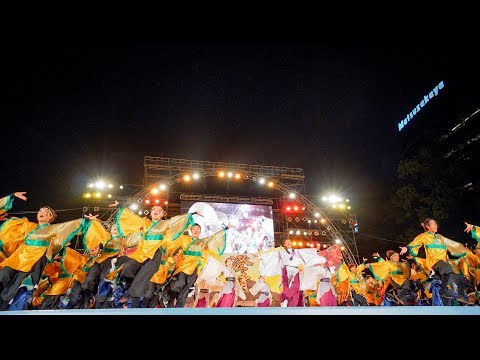 [4K] 京都よさこい連心粋　にっぽんど真ん中祭り 2019 どまつり 前夜祭