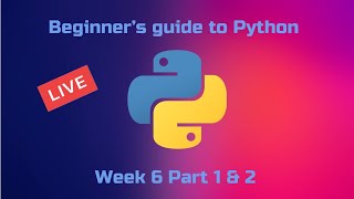Celebrity Beginner's guide to Python week 6 part 1 and 2 Live Lesson Net Worth