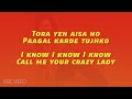 Crazy Lady Lyrics Video Aastha Gill mp3