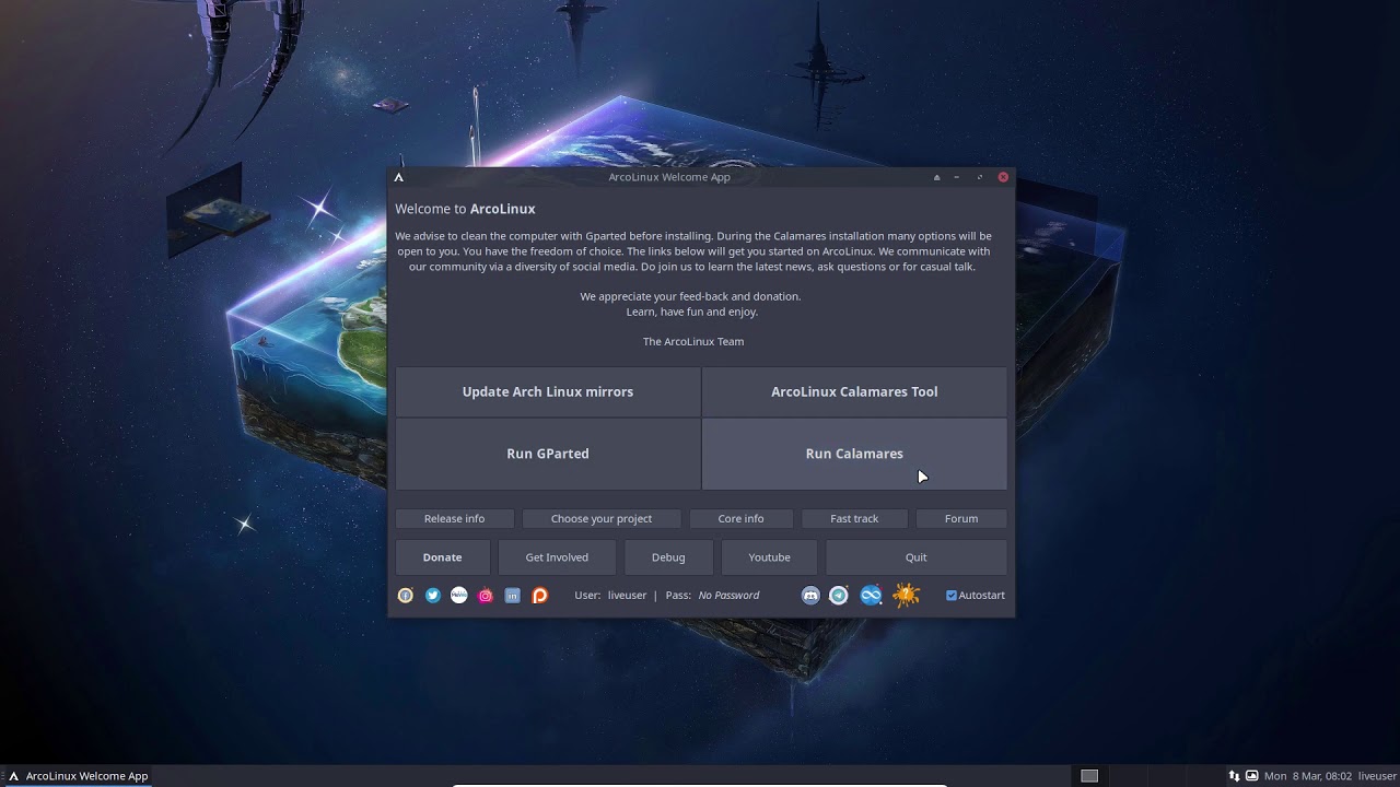 Download ArcoLinux : 1900 How to install ArcoLinuxD