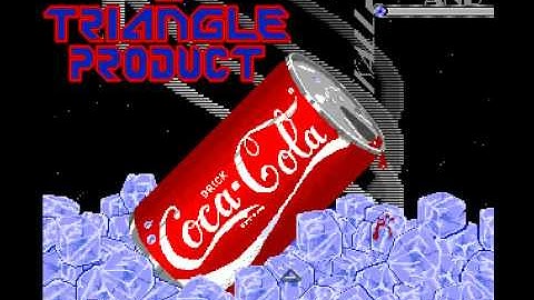 Amiga demo - Triangle - CocaCola by The Big A (1988)