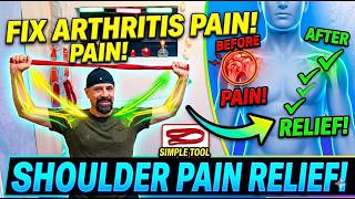 Gentle Shoulder Relief: Easy Stretch Band Exercises for Arthritis