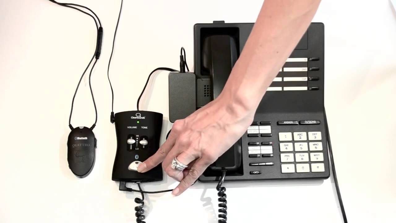 Clearsounds QH2 Bluetooth Hub & Phone Amplifier - Pairing the Hub