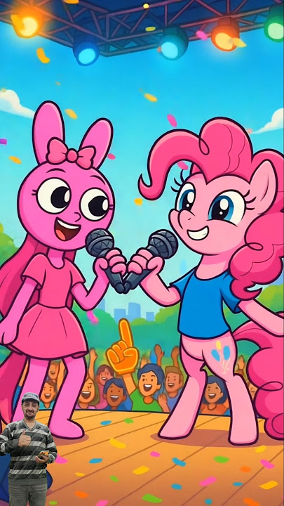 ❤️ Sprunki & Pinkie Pie Singing In A Show 🥰