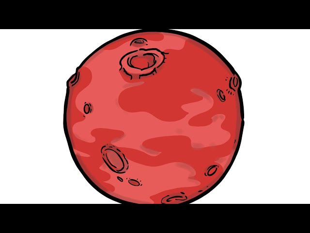 How To Draw Mars Planet