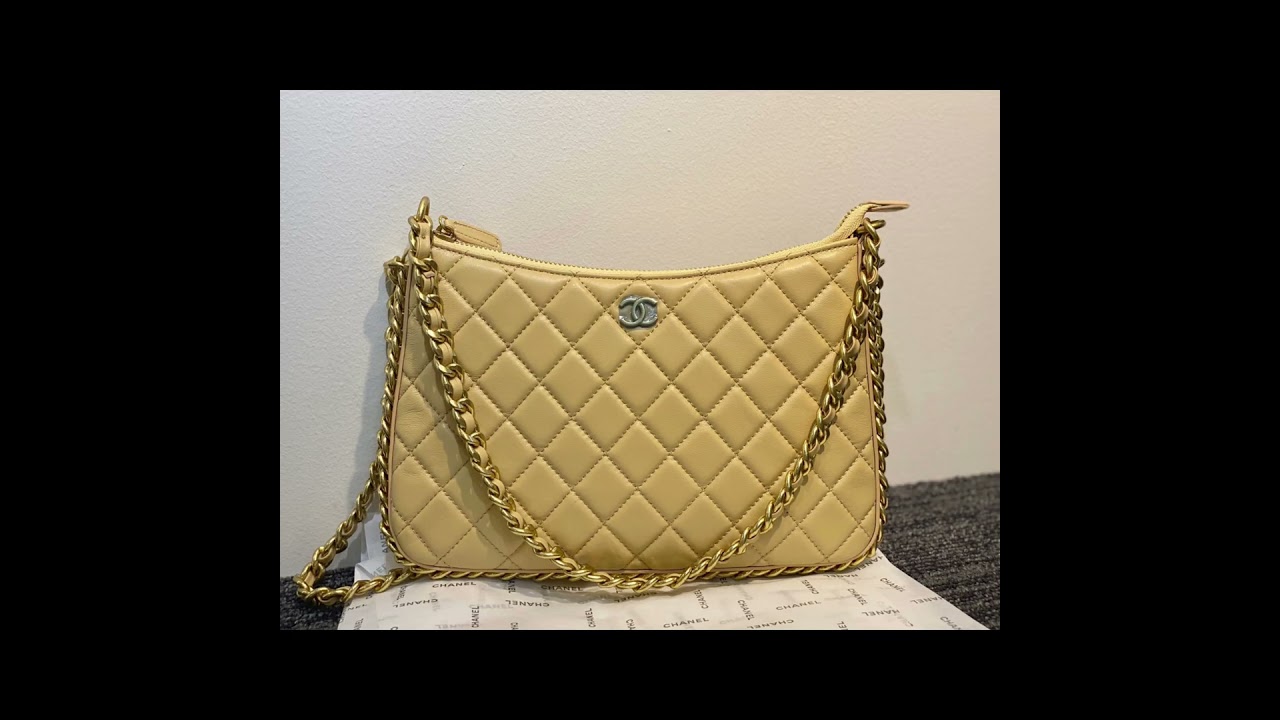 CHANEL 23P Small Chain Around Crescent Hobo *New - Timeless Luxuries