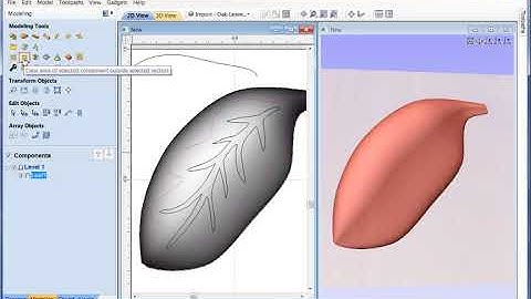 Oak Leaf Branch | 3D Modeling | V9