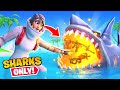 Fortnite But Shark Loot ONLY Challenge!