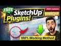 How to Download FREE SketchUp Plugins (100% Working Method 2026)