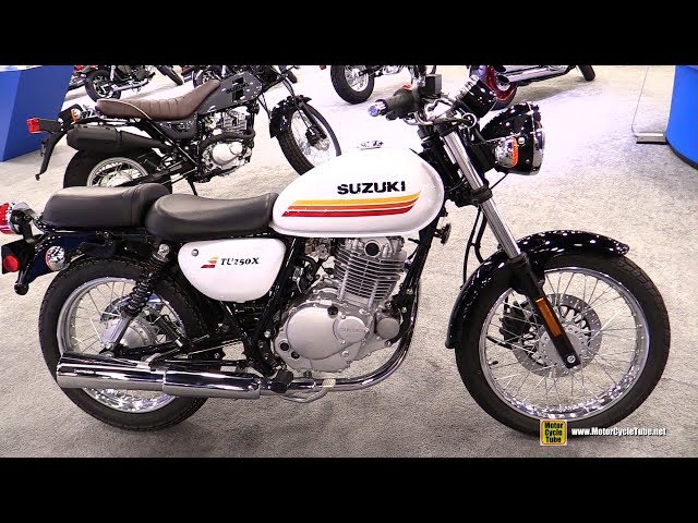 2019 Suzuki TU250X Walkaround Debut at 2018 AIMExpo Las Vegas