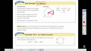 Geo 10-6 Circles and Arcs
