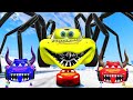 Epic escape from the lightning mcqueen demon eater  spider mutant eater  mcqueen vs mcqueen beamng