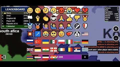 Territorial.io __ Multi-Tab __ Timelapse #4 __ "The 4 Subscriber Special"