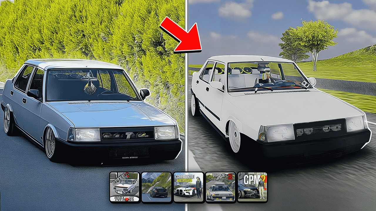 Я СОЗДАВАЛ НАСТОЯЩИЕ МАШИНЫ В РАЗЛИЧНЫХ МОБИЛЬНЫХ АВТОМОБИЛЬНЫХ ИГРАХ!!