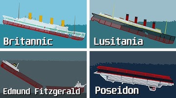 Famous Sinking Ships | Algodoo