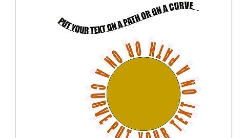 Scribus 1.5.1 - Text along path and shapes