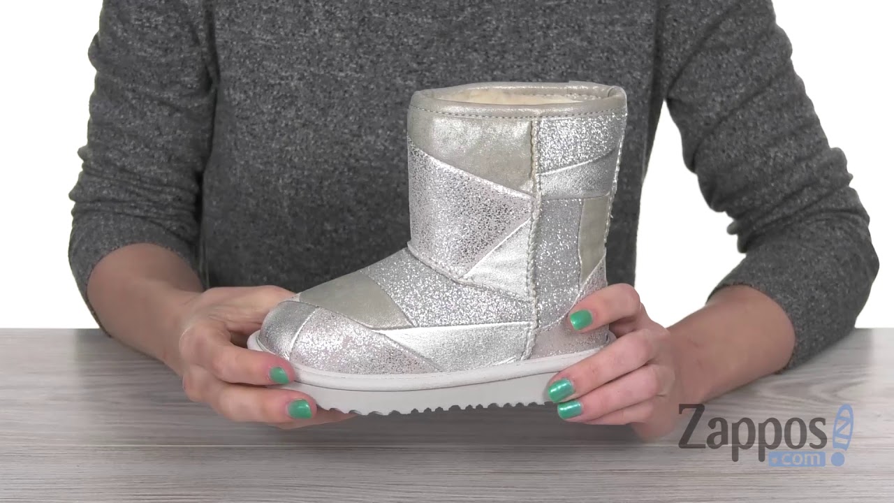 silver patchwork uggs