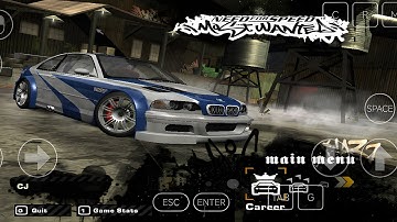 NFS MOST WANTED Fix Widescreen | Winlator 7.1.3 glibc Android Gameplay