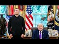 OLEKSANDER USYK MEETS DONALD TRUMP.......