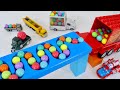 マーブルランASMR ☆ HABAのペイントくねくねスロープとカラフルボール♪
