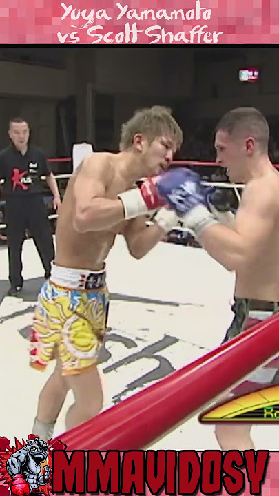 Knockdowns and Knockout Krush 6 - Yuya Yamamoto vs Scott Shaffer #krush #knockout #knocked 