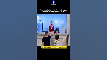 “AI Cashiers That Blink & Smile 👀 Moscow Metro’s Crazy Innovation #marketing #shorts #trending