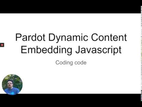 In the weeds with Pardot Dynamic Content writing Javascript