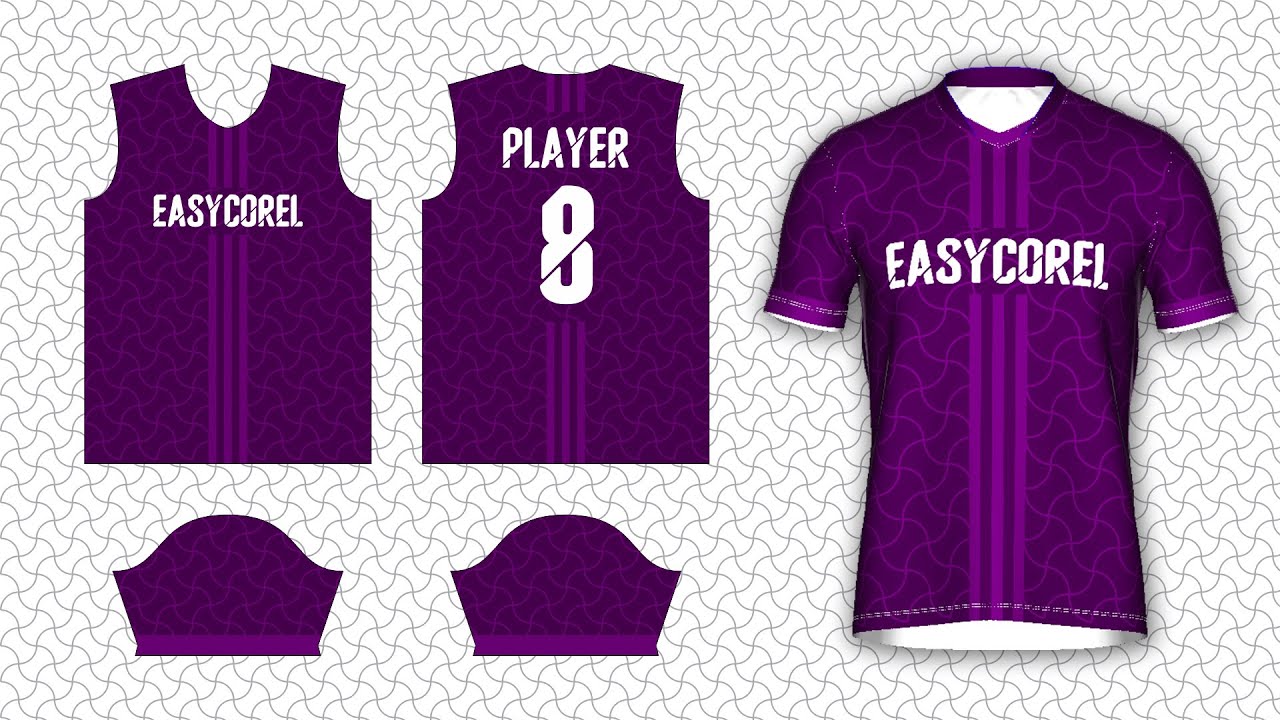 purple and gold jersey design