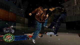 Shenmue - We Dont Need Walls To Combo Ryo Vs Mad Angels Charilie