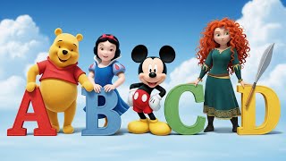 Best Abc Phonic Song Ever With Disney Characters Super Fun With Animation Looping Narration