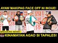 Inoue UMIWAS sa Face Off kay Tapales! AYAW tingan sa mata! KINAMAYAN nalang si Tapales!