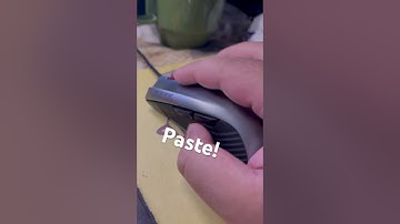 Copy and paste using the mouse