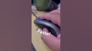 Copy and paste using the mouse