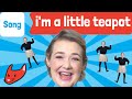 I&#39;m a Little Teapot | Kids Song | Move With Maryssa | Made by Red Cat Reading