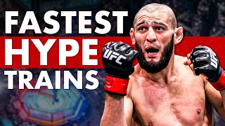 10 Fastest Hype Trains in MMA History
