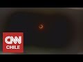 Así se vivió el eclipse solar anular en Coyhaique