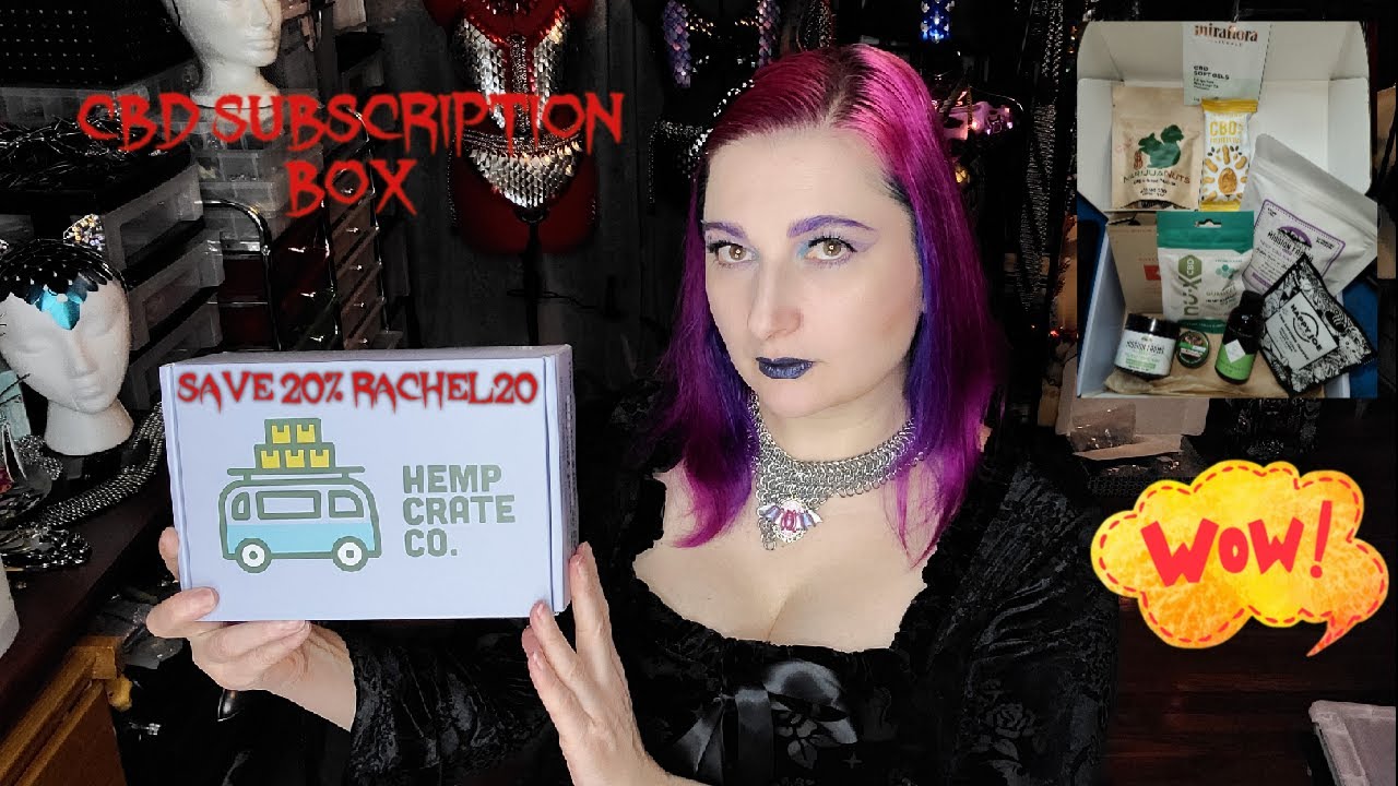 April 2021 Hemp Crate CBD Subscription Box Unboxing Hempcrate co 