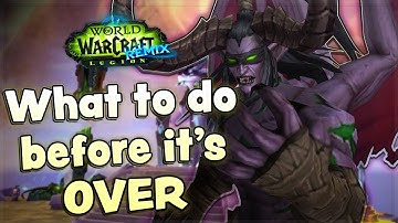 Do THIS Before Legion Remix Ends (Avoid the Grind Later)
