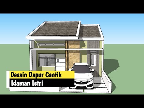 Desain Rumah Spesial Dapur yang cantik Idaman Istri