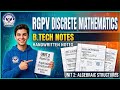 RGPV Discrete Structure Unit 2 Algebraic Structure|Discrete structure