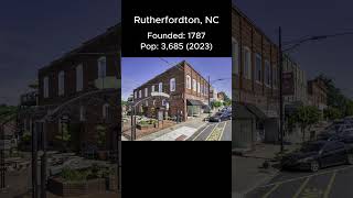 Random US Towns: Rutherfordton, NC #shorts