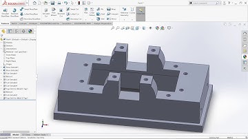 SolidWorks Tutorial 1 | Base Plate for Single Cylinder Steam Engine by H. Muncaster v. 5.1
