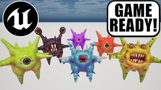 Flying aliens pack.  Unreal Engine 5.