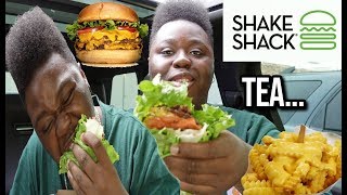 SHAKE SHACK MUKBANG + being BLACK in germany