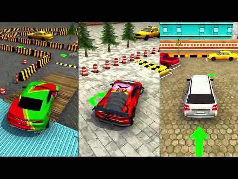 Aparcamiento de coches moderno: juego de coches