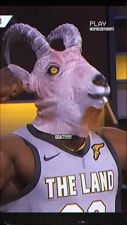 Shannon Sharpe Goat Mask Returns after Lebron game winning shot