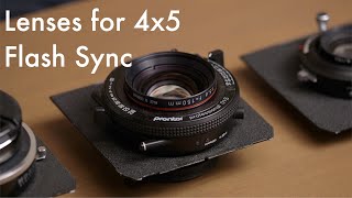 4x5 Lens for Flash Sync || Super Film Support