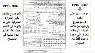 المنهجية لم تتغير و انما طريقة بناء المواضيع هي التي تغيرت  حيث انتقلنا من المهمات البسيطة الى المرك
