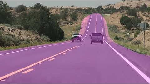 Road detection using Keras denoising autoencoder