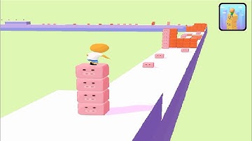 Cube Surfer! All Levels Gameplay (Level 37-44) android, ios